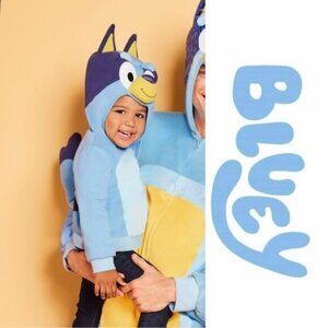 Bluey | Toddler Bluey Costume Top Full Zip Sweater | Size 5-6T